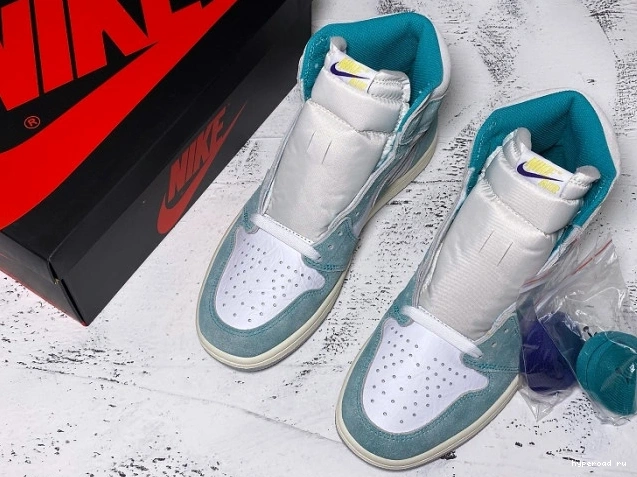 OG Jordan Retro High 1 Air 555088-311 Green Turbo 0727